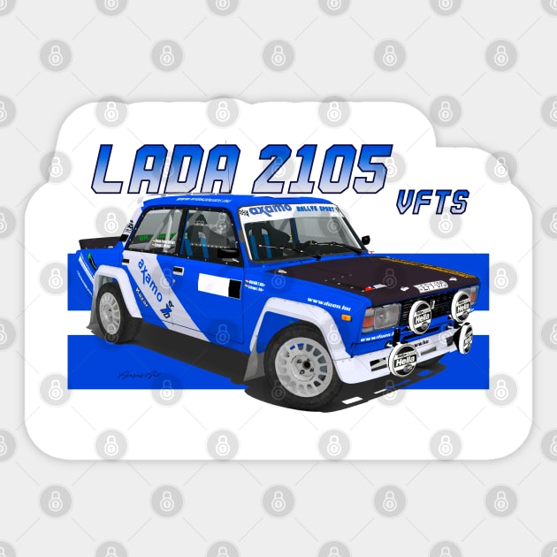 Lada 2105 VFTS Sticker by PjesusArt